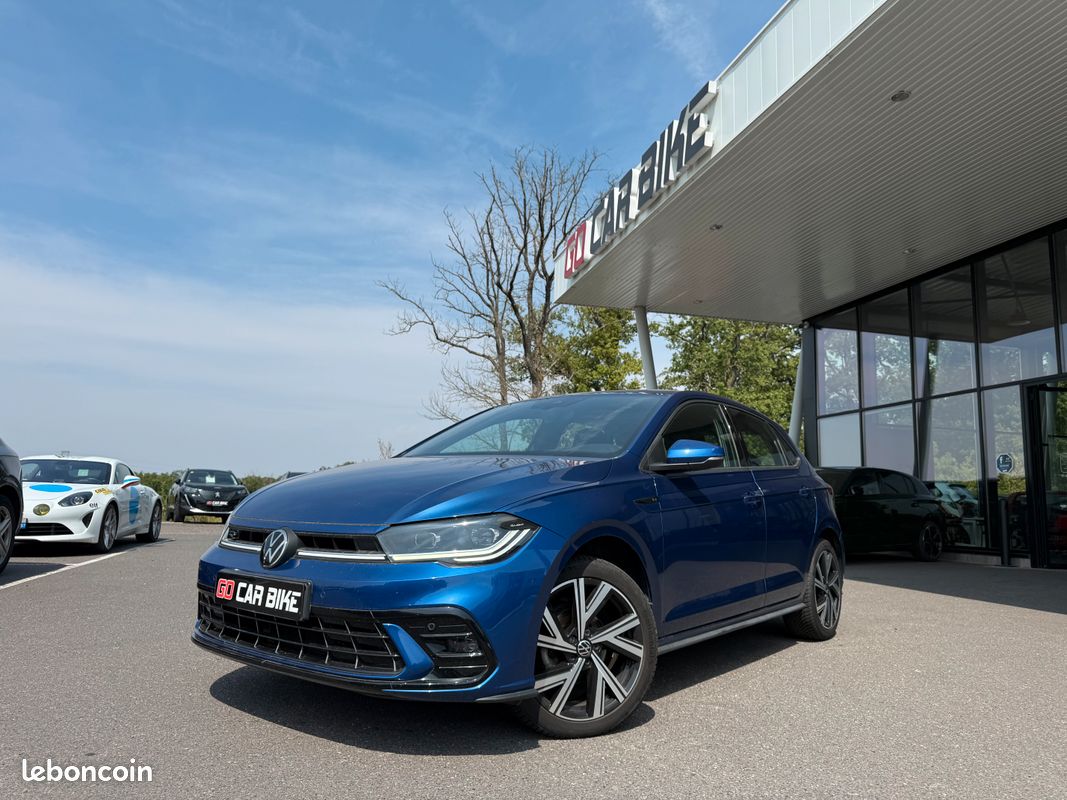 VW POLO R Line TSI 95ch Garantie 6 ans Suivi complet Volkswagen Caméra de recul Feux IQ Light Apple Carplay 17P 309/mois (image 1)