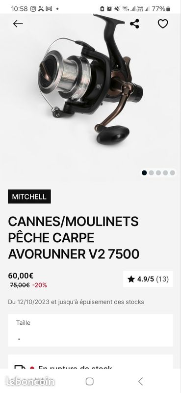 Moulinet mack2 Saurus 8000ml - Sport & Plein air