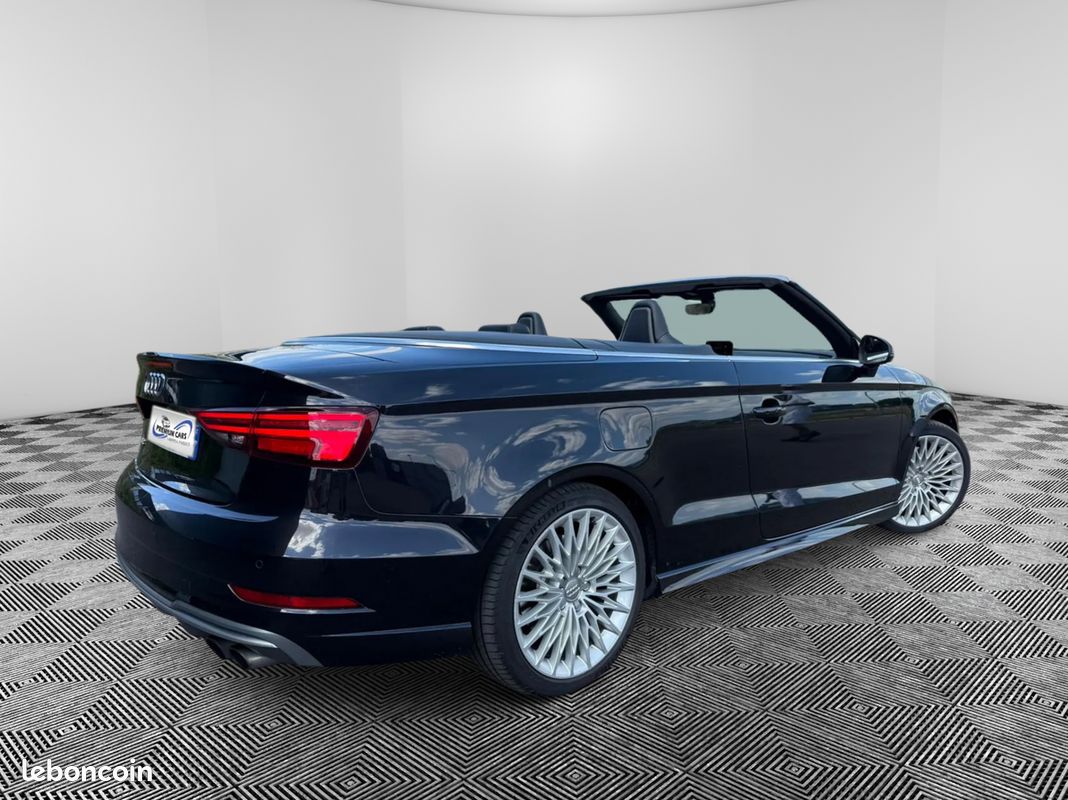 Audi S3 Cabriolet FACELIFT 2.0 TFSI 310CH QUATTRO S TRONIC 7 * FULL OPTIONS * PAS DE MALUS (image 2)