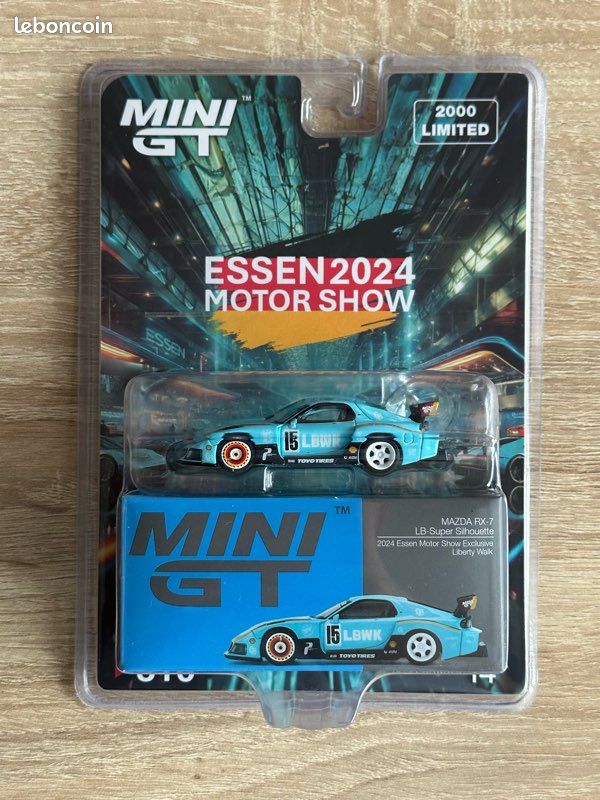Mini GT TSM – Mazda RX-7 Motor Show Essen 2024 – 1/64 – Vert – Sous Blister (occasion)