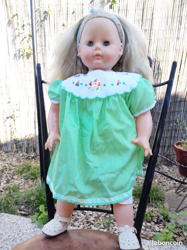 RARE Ancienne grande poupée Mirabelle COROLLE Jardin d'été chapeau 60 cm 84 1990 | eBay