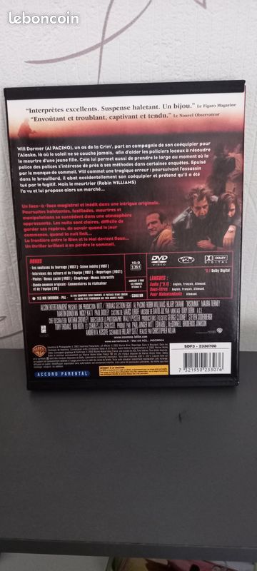 DVD : Insomnia (image 3)