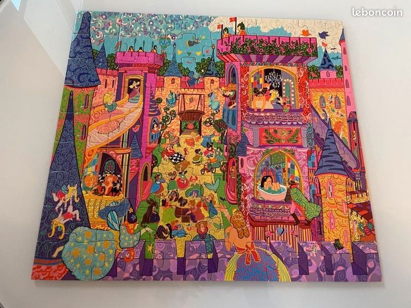 Puzzle Château féérique 54 pièces Djeco (image 4)