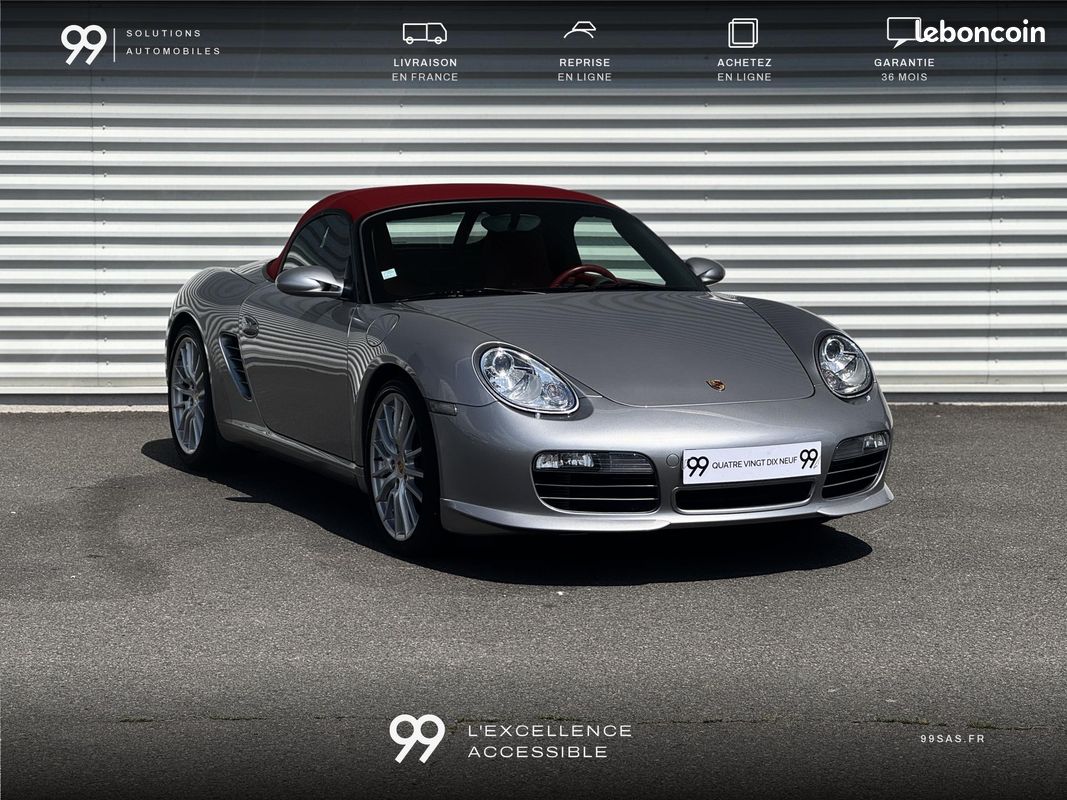 Porsche boxster porsche rs 60 spyder 3.4l 303ch bose echappement sport pcm livraison reprise (image 3)