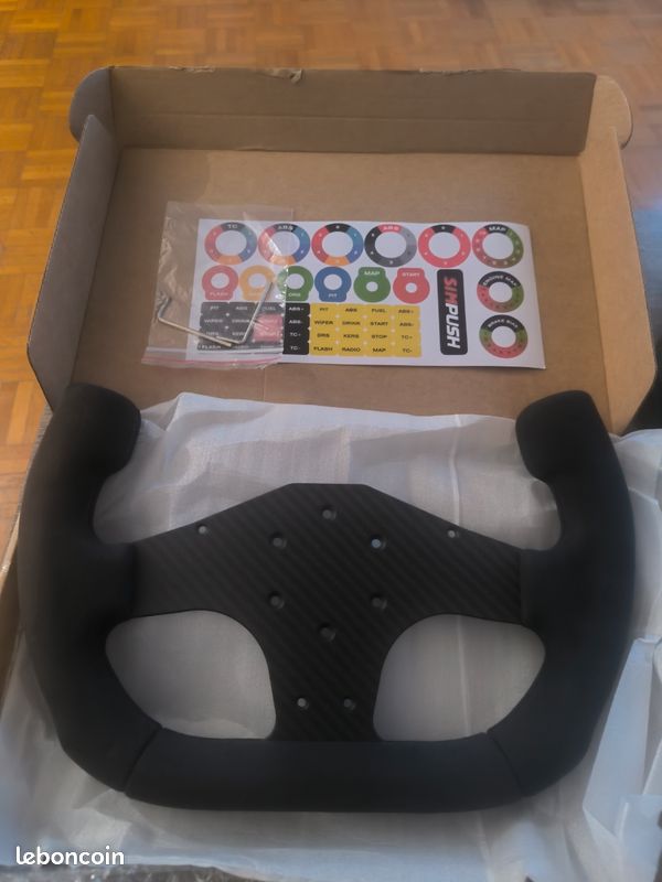 Mod simpush Thrusmaster carbone pour hub sparco R383 & sparco P310 neuf (image 2)