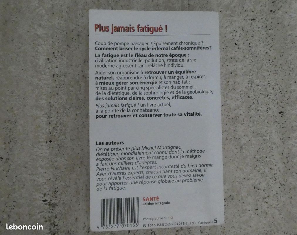 Plus jamais fatigué de Michel Montignac (image 2)