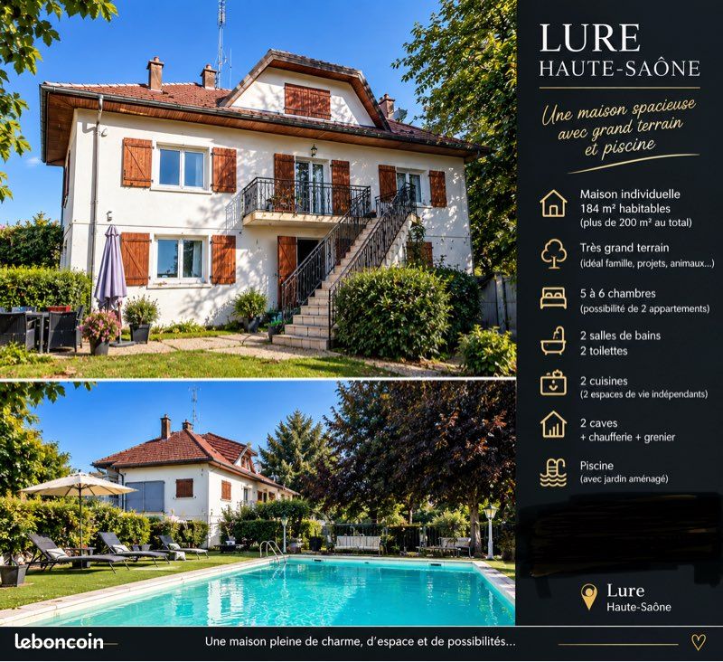 Maison 8 pièces 190 m² · à Lure · 190 m² · 210 000 €