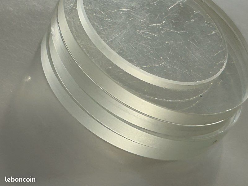 Verre Minéral Pour Montre Gousset - Diamètre 24.5 Mm - Neuf Sans Boîte