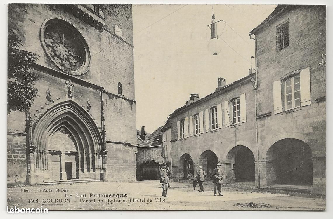 Carte Postale Ancienne Le Saut Du Loup Gourdon Et Le Chemin Du Paradis