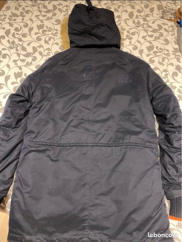 Veste parka bleue SuperDry taille M (image 3)