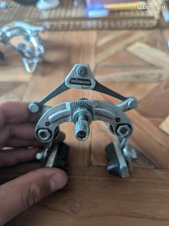 Jeu de roues weinmann 28 Aluminium poli 700C (ETRTO 622x18) - Avant et