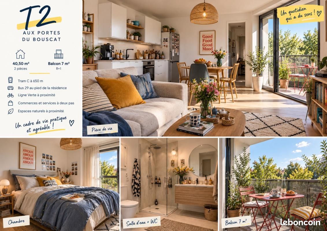 Appartement 2 pièces 40 m² · à Bordeaux · 40 m² · 246 000 €