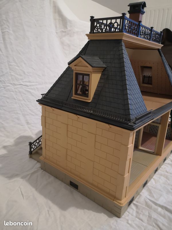 Très bon état - Playmobil - Villa Belle Époque 5305 + clôture 5360 (image 6)