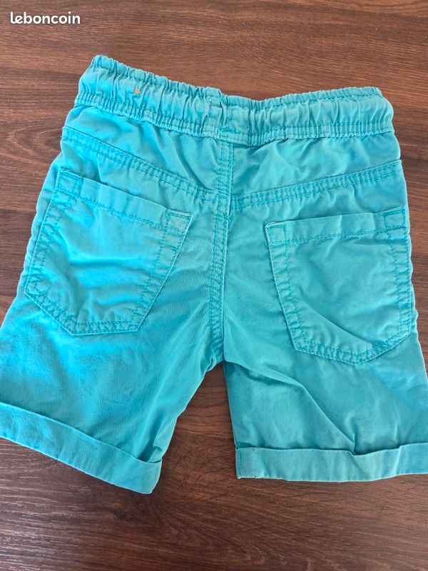Short Cargo Bleu Pour Enfant NEXT - Taille 4 Ans - Occasion En Très Bon état