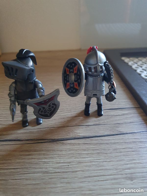 Duo de chevaliers de fer - PLAYMOBIL 5886 (image 1)