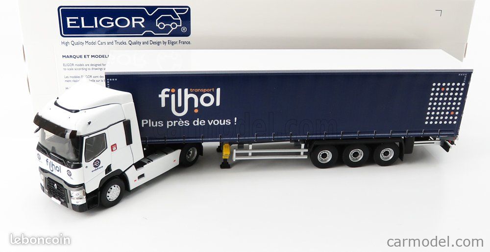 Renault - T460 Porte Engin Sécurité Civile - Eligor - 1/43 - Autos