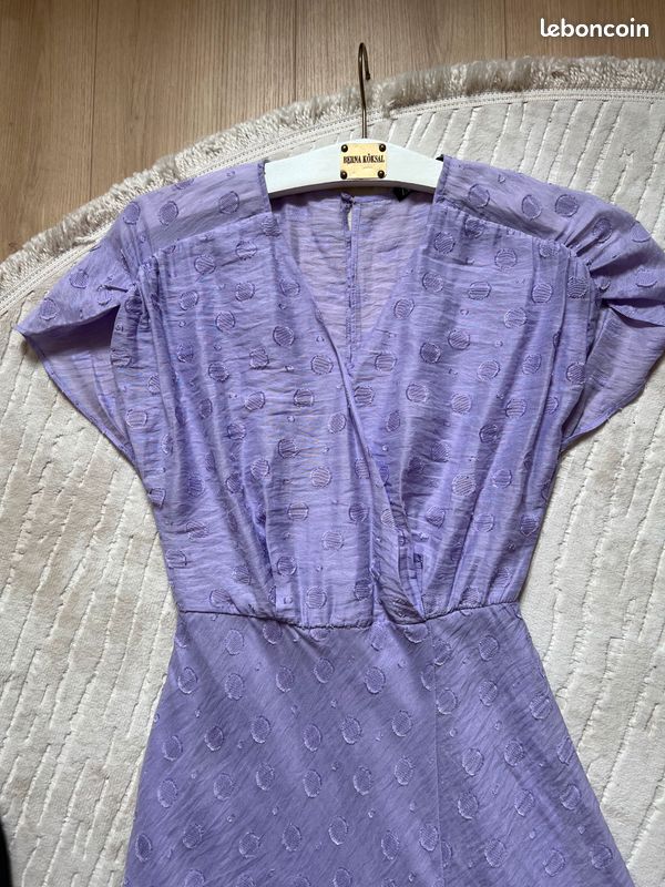 Robe longue Zara Lila violet (image 9)