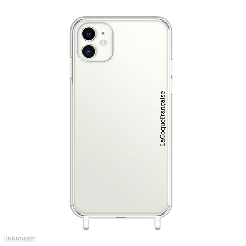 Coque iPhone 11 avec anneaux + cordon (image 1)