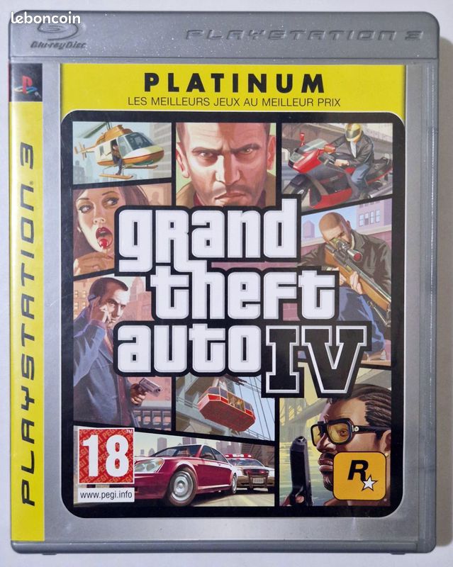 Grand Theft Auto IV (Platinum) (PS3) (image 1)