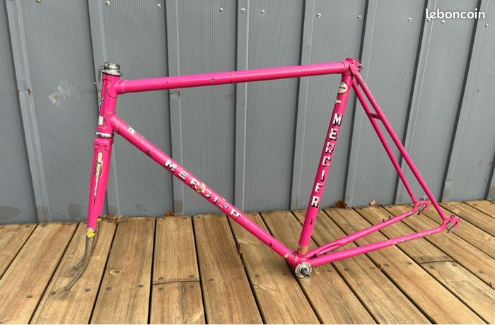 Cadre de velo MERCIER 3350g 58×56cm 124.4 mm BSFF vintage bike EROICA