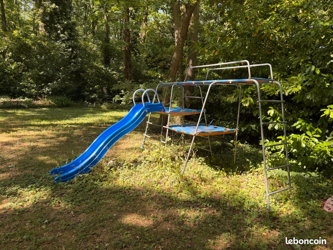 Structure de jeux de jardin / Toboggan (À démonter) (image 1)