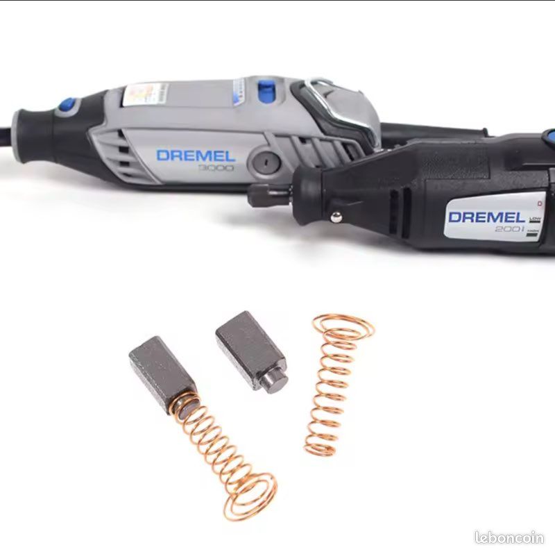 Lot De 2 Balais De Charbon Pour Dremel 3000 Et 200 - Remplacement Facile Et Durable