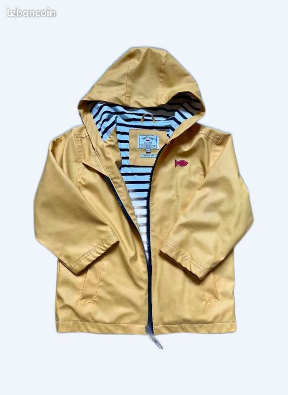 Ciré jaune veste de pluie 