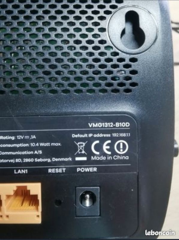 Routeur ZyXEL VMG1312-B10D (image 5)
