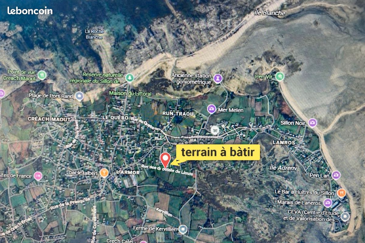 Terrain 480 m² · à Pleubian · 480 m² · 49 500 €