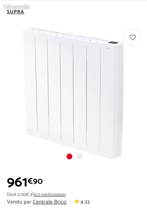 Supraenergy radiateur primo1000 (image 1)