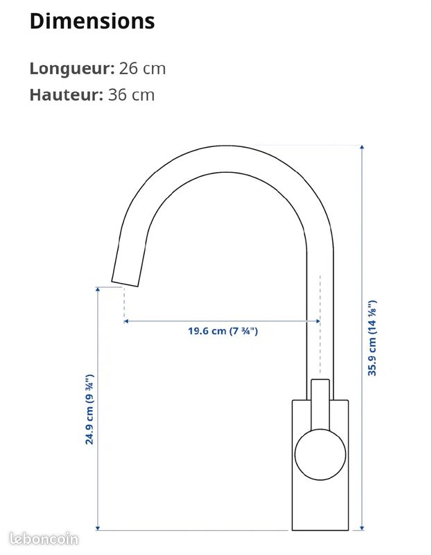 Mitigeur évier (image 5)