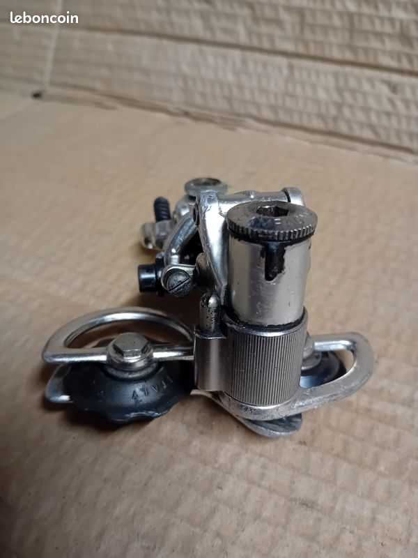 Dérailleur Arrière Campagnolo Rallye Vintage - Cage Longue, Argent - Occasion Avec Usure