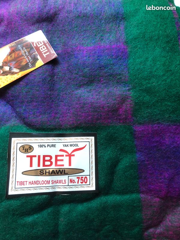 Chawl Laine de yak Tibet (image 2)