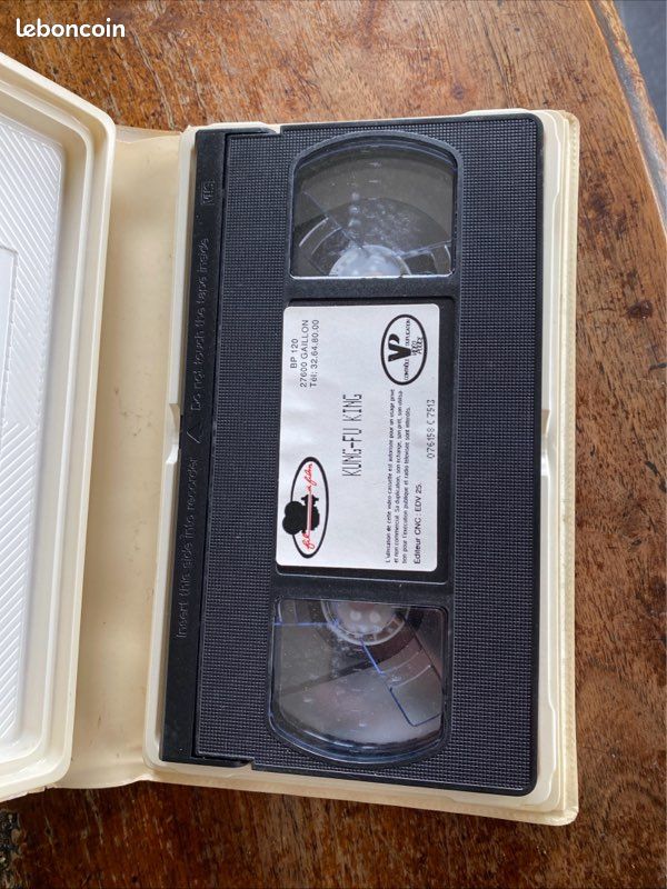 VHS Kung Fu King rare HK Série Karaté Fil À Film Vidéo SECAM FR Collector (image 4)