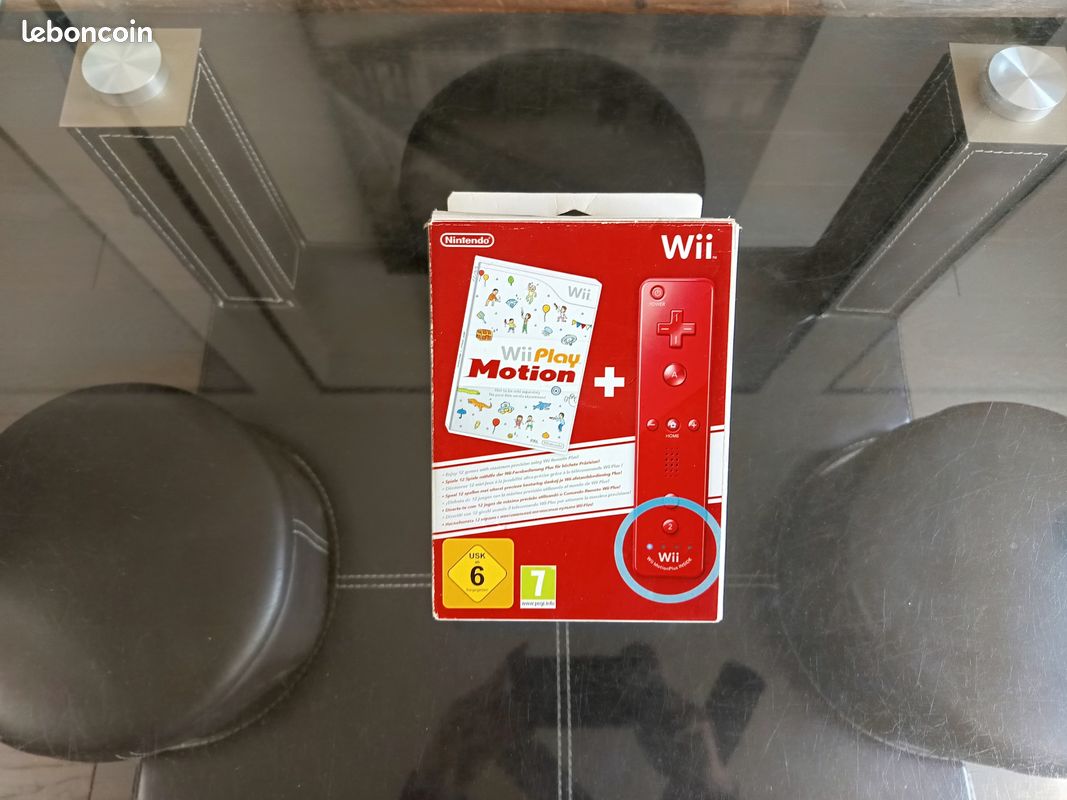 2-42-120 - Manette de jeu sans fil avec Motion Plus intégré, manette de