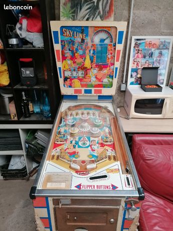 Lot De 3 Jeux Anciens - Flippers / Pinball Vintage - Pour Collection Ou Déco