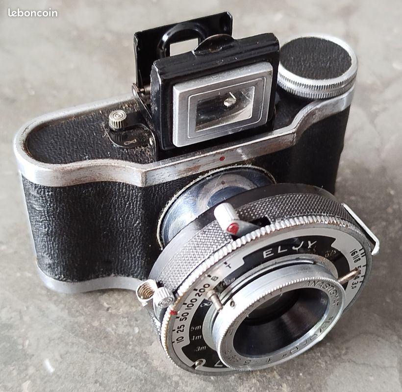 Appareil Photo Vintage ELJY Lumière - Argentique - Fonctionnel