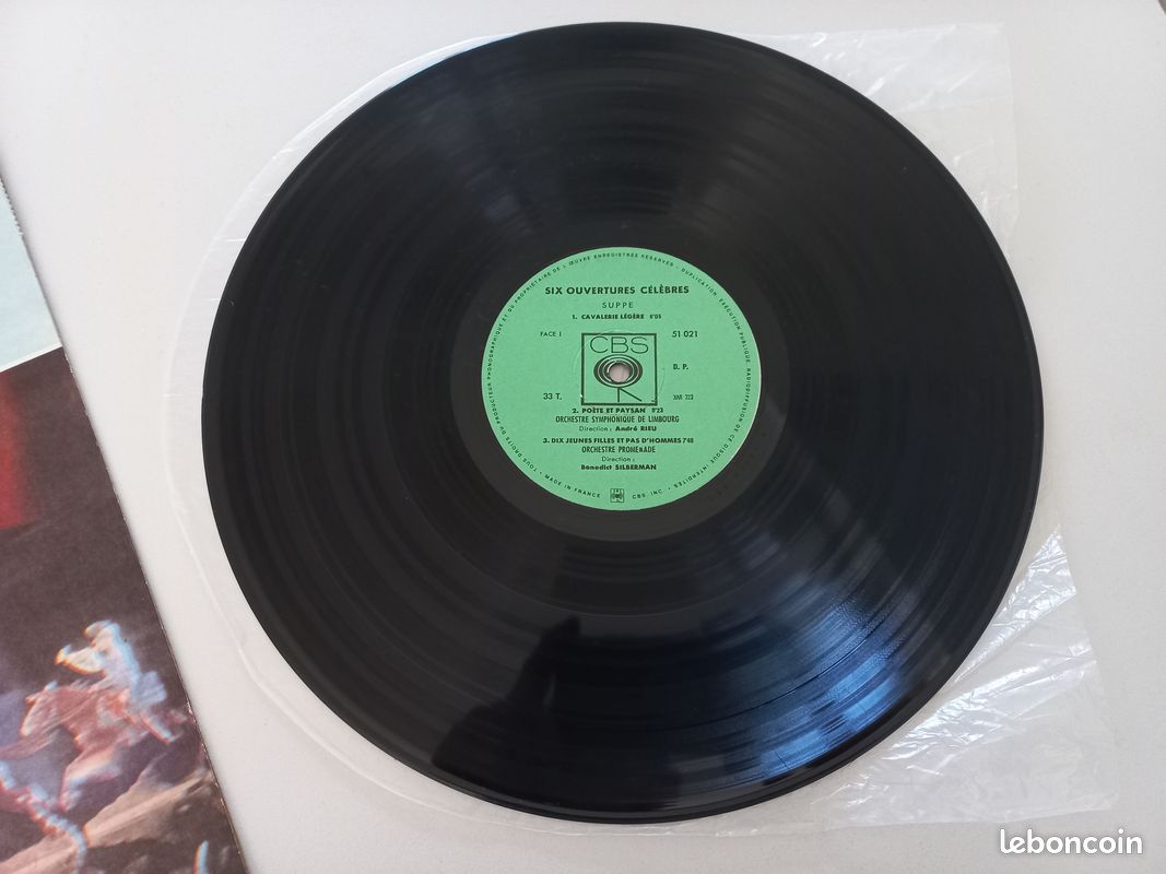 Disque 33T 6 Ouvertures Célèbres SUPPE Classique (image 2)