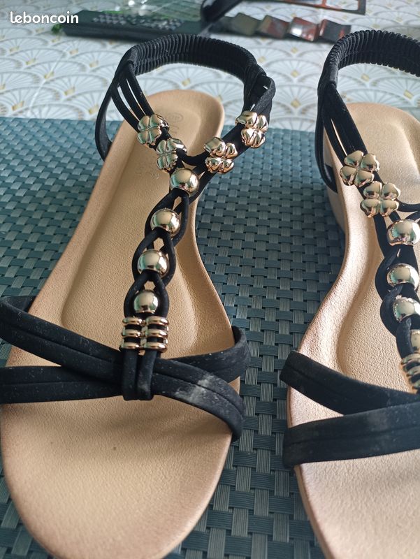 Claquette Femme Claquette A Talon CompensÃ© Chaussures D'été Pour