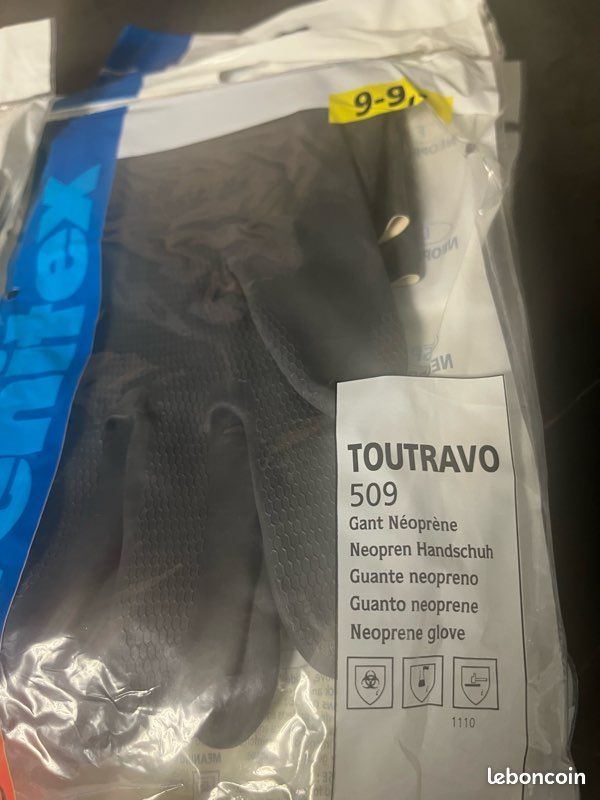 Lot de 10 paires de Gants en Néoprène (image 2)