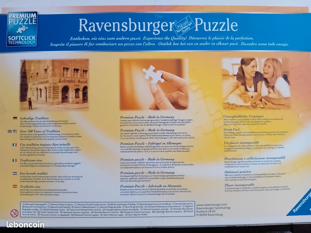 Puzzle ravensburger neuf - 2 chevaux blancs (image 3)