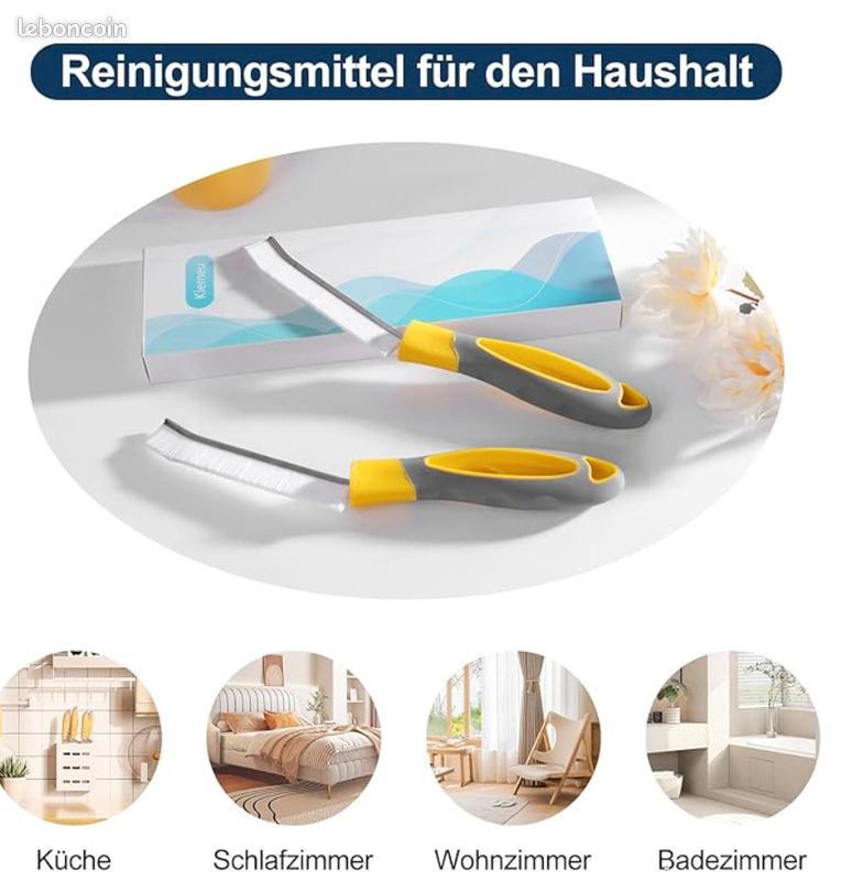 Lot De 11 Brosses De Nettoyage Pour Fentes Creuses à Poils Durs - Multifonctions - Petits Coins Et Fenêtres - Fournitures Pour Rainures De Fenêtre, Salle De Bain Et Cuisine