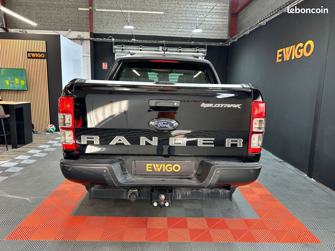 Ford ranger double cabine 2.0 tdci 215ch bva10 wildtrak 4x4 - carplay - attelage - camera de recul (image 16)