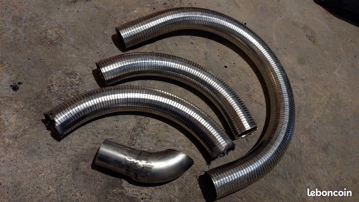 Tubes flexible Inox pour échappement 