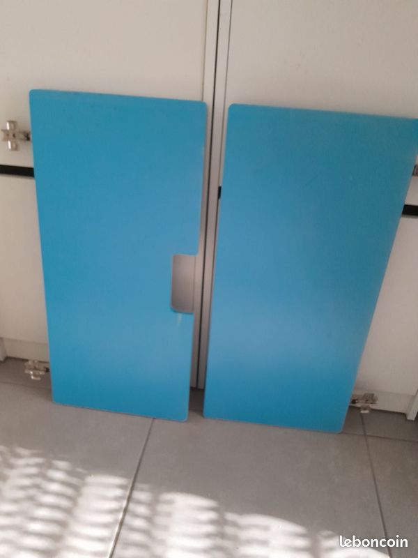 Portes IKEA STUVA MALAD 60x192 Cm Vert (x2) – Paire Avec Charnières Amorties