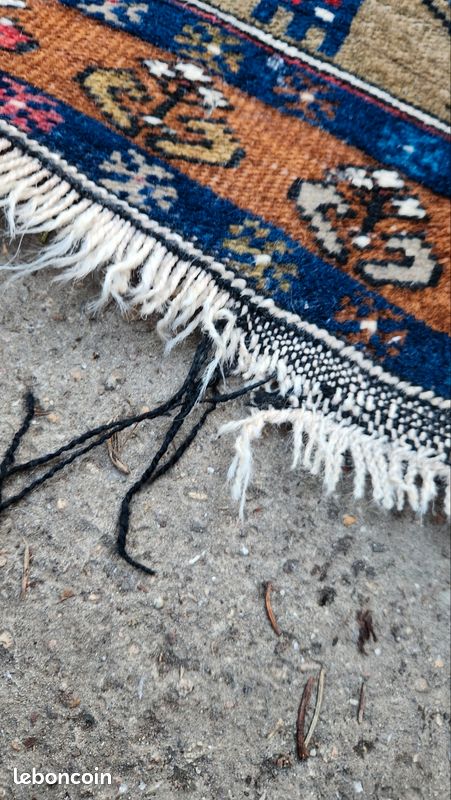 Tapis de prière tribal baloutche fait main 3 x 5, tapis
