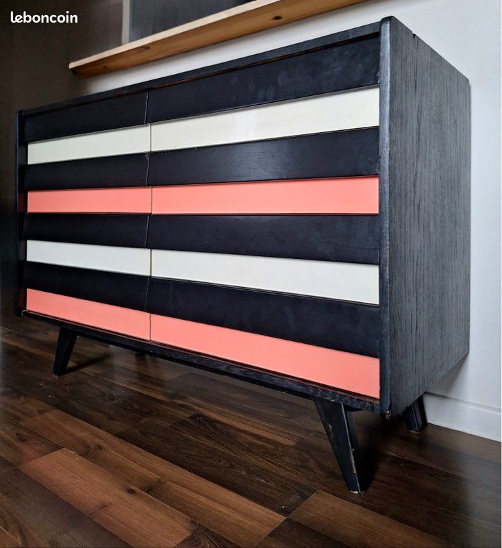 Jiri Jiroutek, commode vintage, meuble enfilade design U453 (image 6)