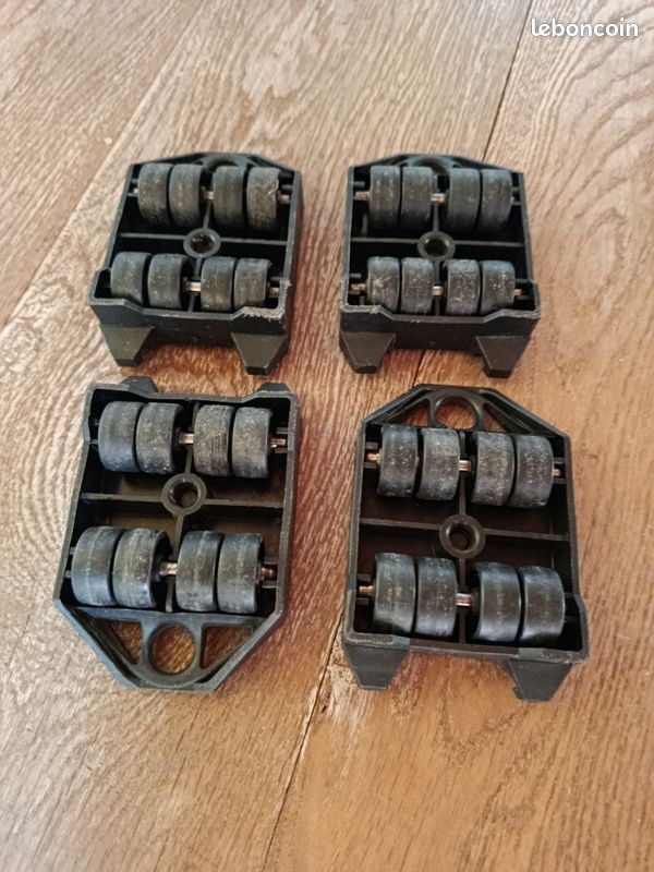 Lot de 4 petits chariots de transport de meubles (image 4)