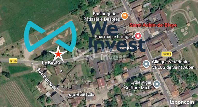 Terrain 1322 m² Saint-Aubin-de-Blaye (image 3)