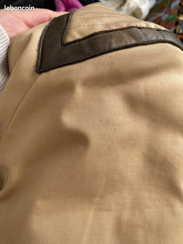 Trench camel intérieur fourrure 38-40 élégant (image 14)